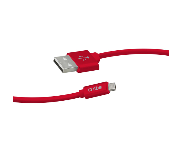 SBS Kabel USB-microUSB POLO SBS 1M czerwony # - 1443131 - zdjęcie 2